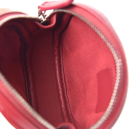 Chanel Caviar Quilted Zip Around Classic Coin Purse Dark Pink 5 of 8