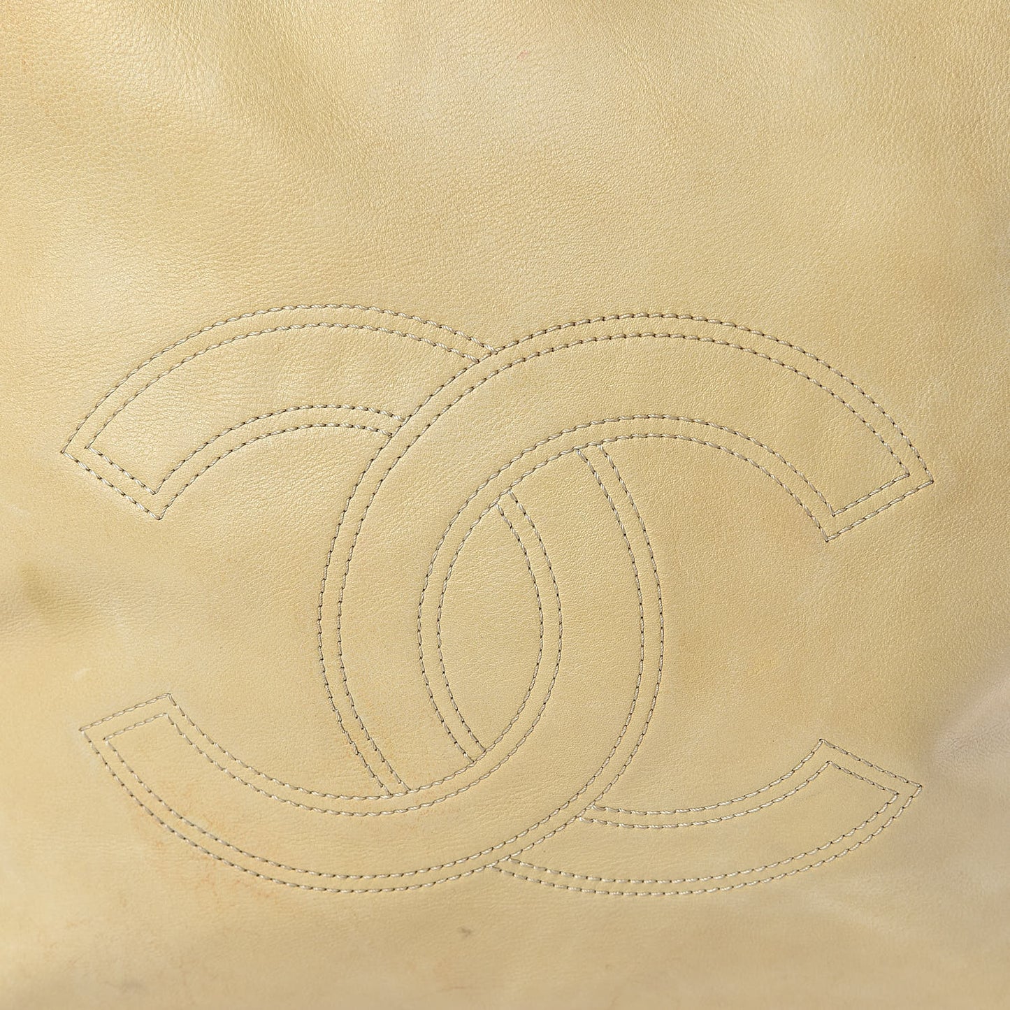 Lambskin Edgy Tote Beige