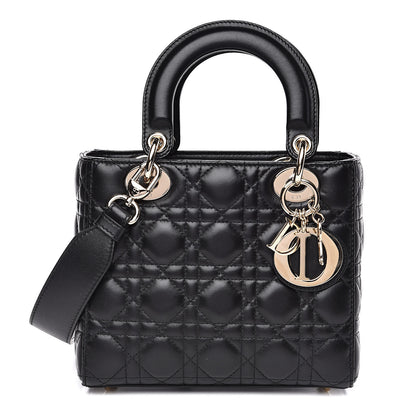 Christian Dior Lambskin Cannage Small My ABCDior Lady Dior Black 1 of 13