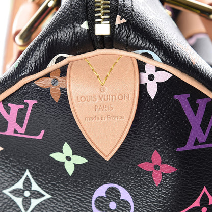Louis Vuitton Monogram Multicolor Speedy 30 Black 6 of 9