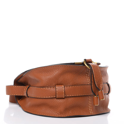 Chloe Calfskin Mini Marcie Round Crossbody Bag Tan 4 of 8
