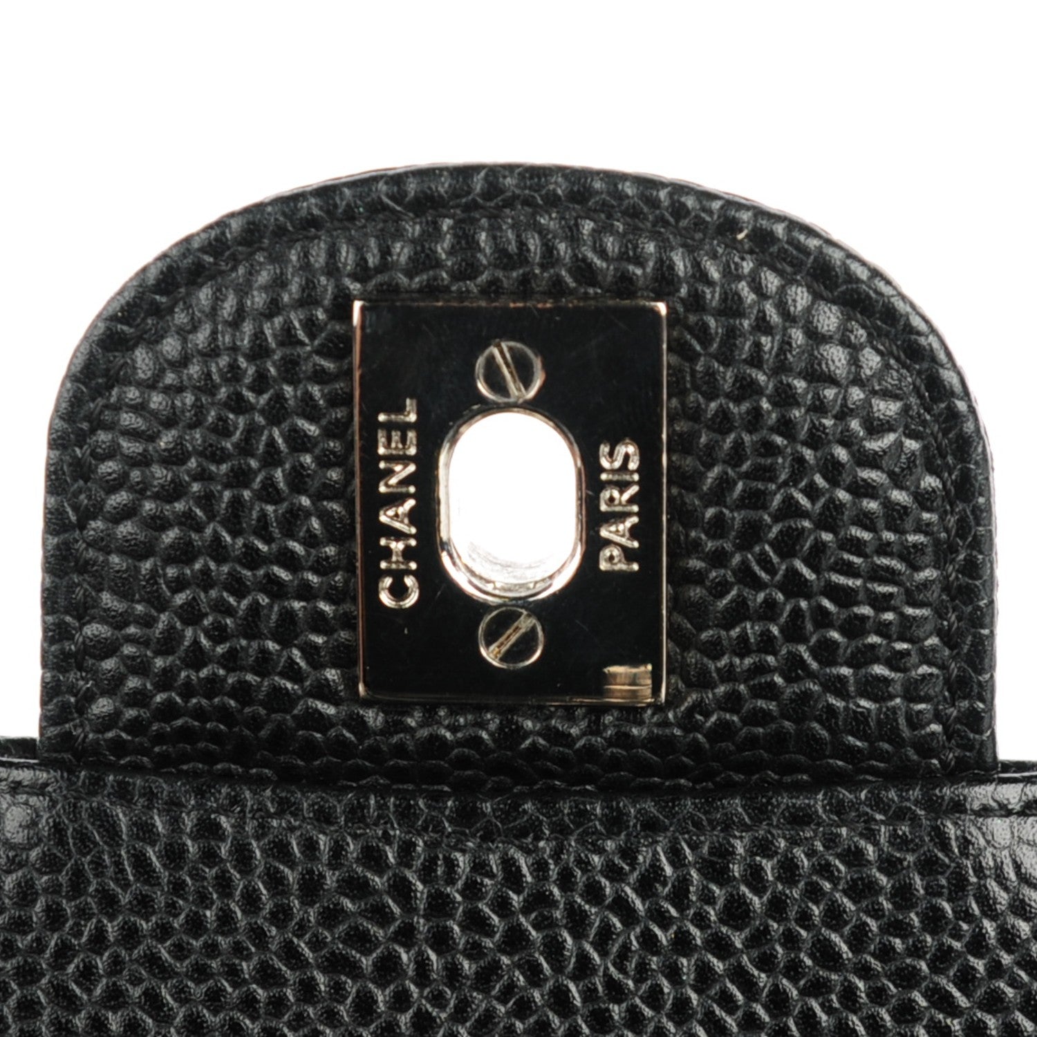 Chanel Caviar Quilted Medium Double Flap Black 8 of 9