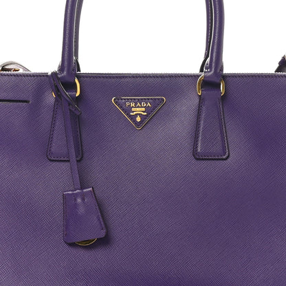 Prada Saffiano Medium Galleria Double Zip Tote Viola 7 of 9