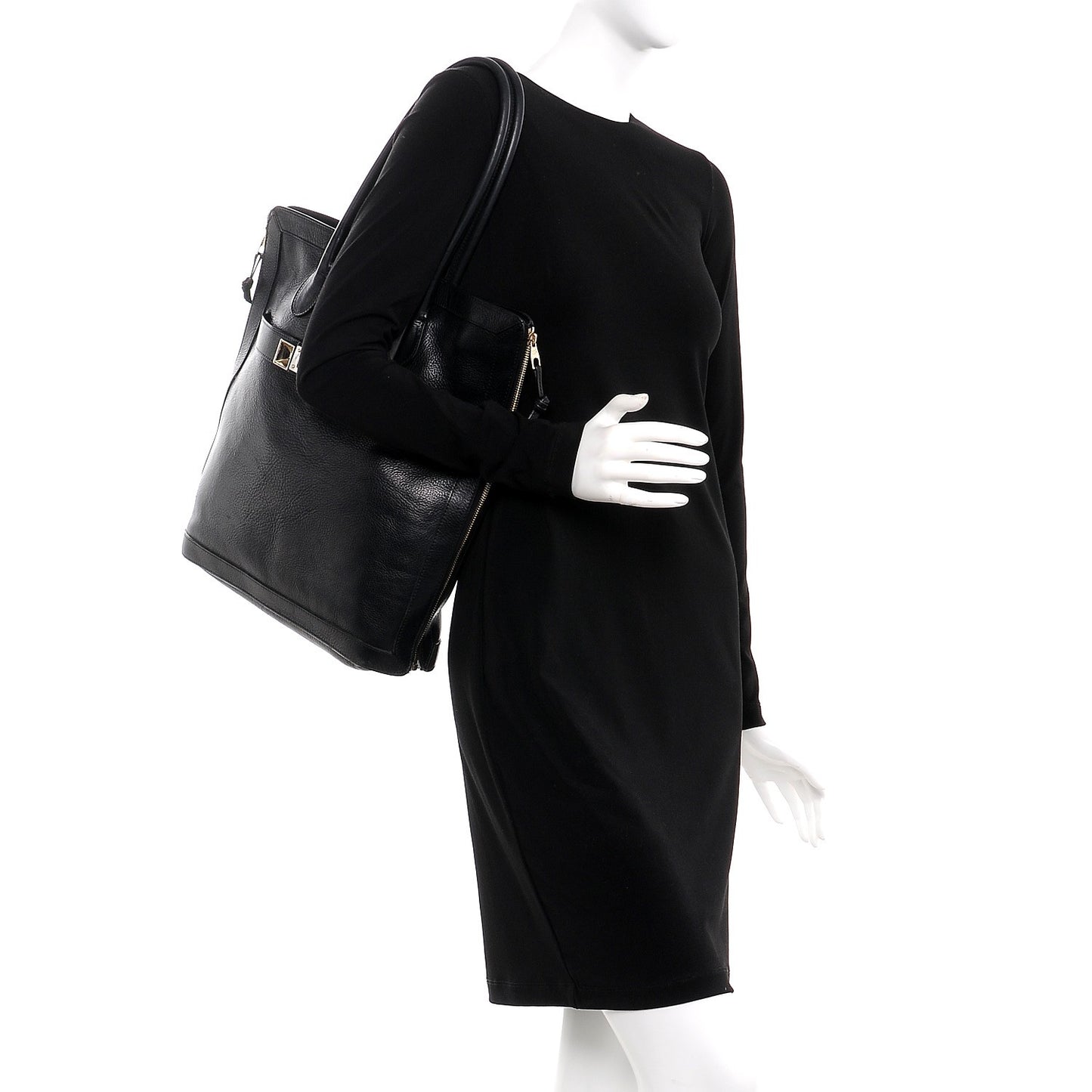 Calfskin PS11 Capri Tote Black