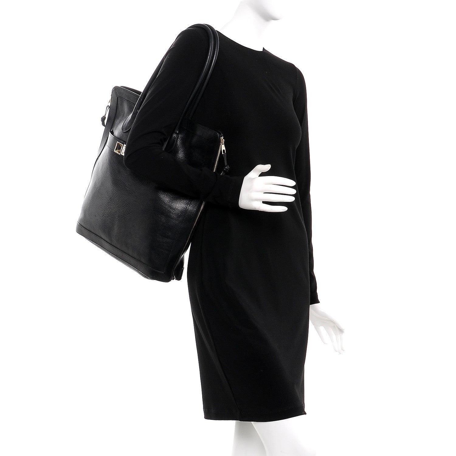 Proenza Schouler Calfskin PS11 Capri Tote Black 2 of 15