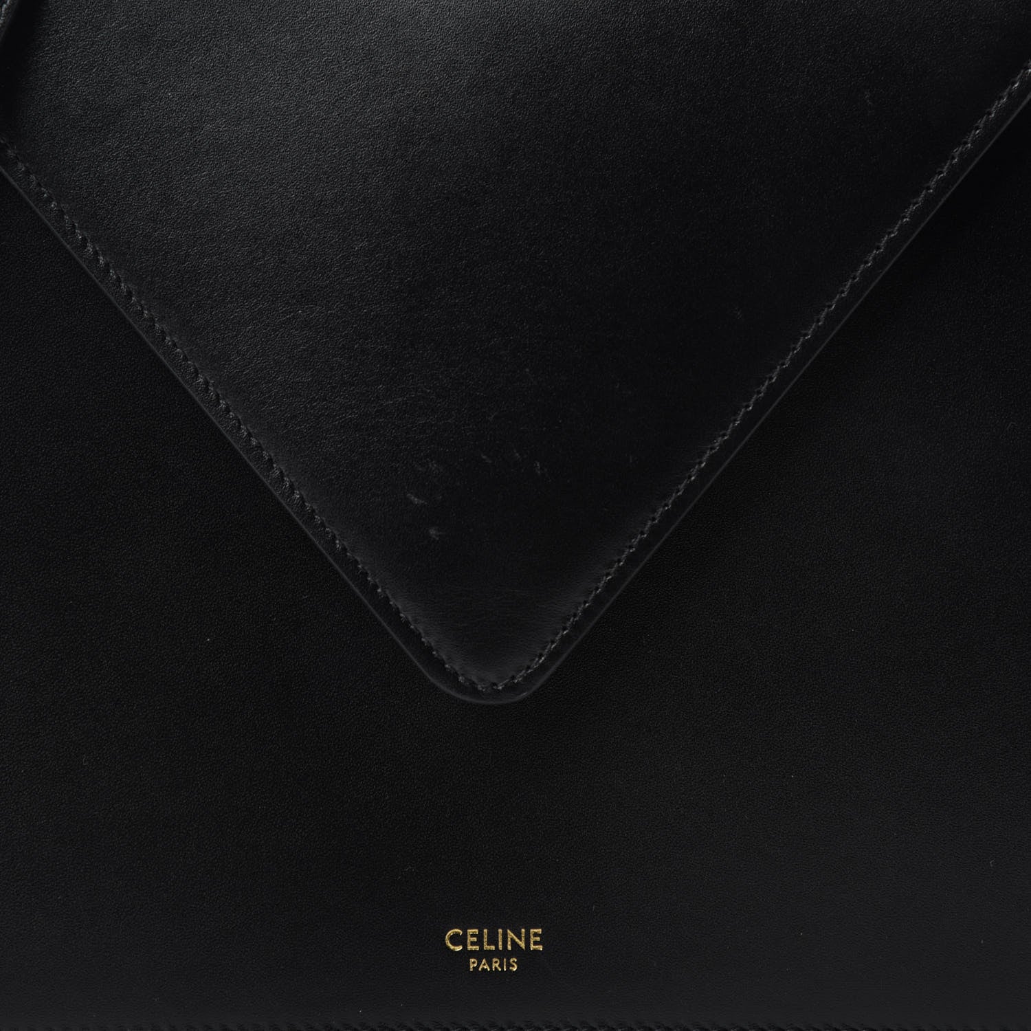 Celine Smooth Calfskin Edwige Shoulder Bag Black 9 of 9