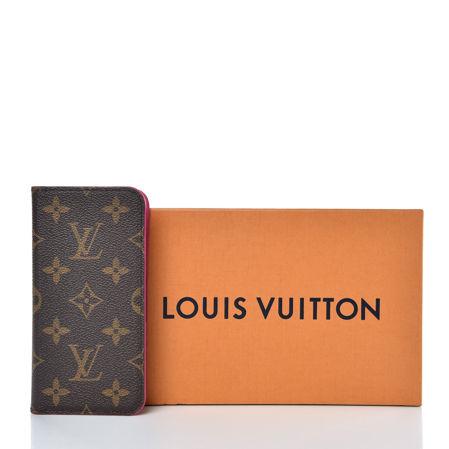 Louis Vuitton Monogram iPhone X/XS Folio Case Rose Pop 8 of 9