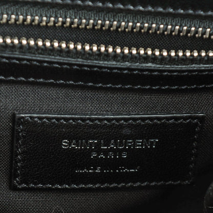 Saint Laurent Metallic Calfskin Festival Backpack Silver 6 of 7
