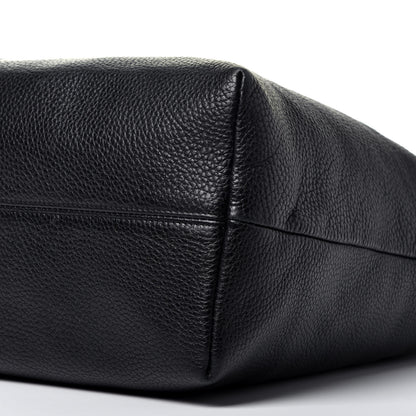 Burberry London Grainy Calfskin Medium Cale Hobo Black 10 of 11