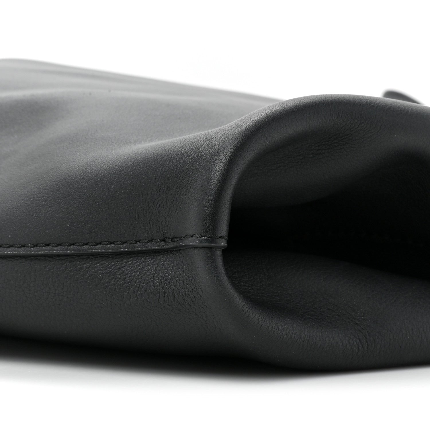 Burberry Calfskin Grommet Hobo Black 8 of 15