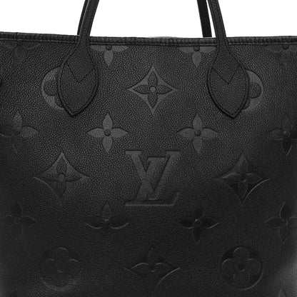 Louis Vuitton Empreinte Monogram Giant Neverfull MM Black 7 of 8