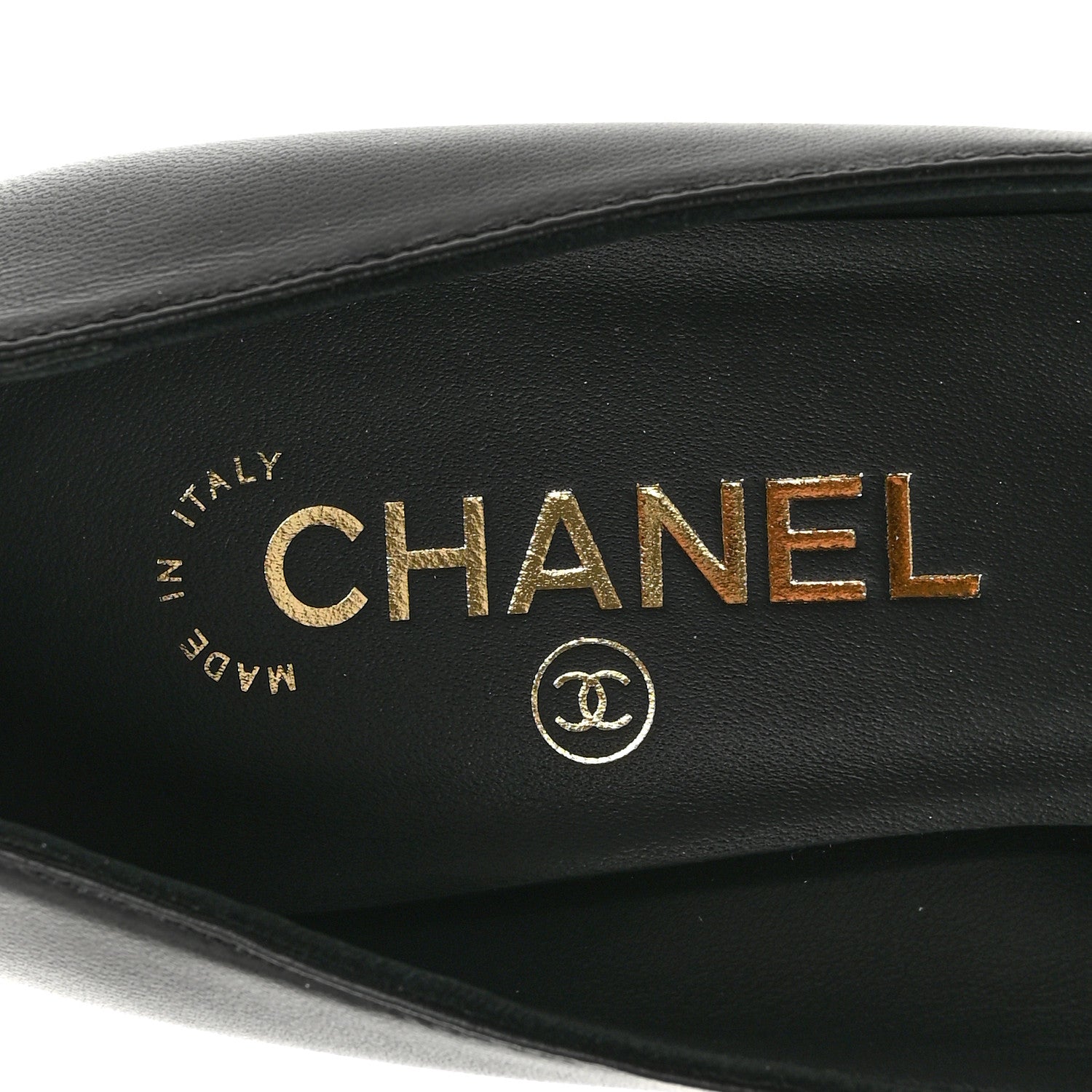 Chanel Lambskin Pumps 39 Black 7 of 10