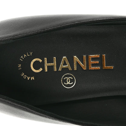 Chanel Lambskin Pumps 39 Black 7 of 10