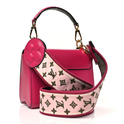 Louis Vuitton Epi Twist Shoulder Bag Mini Agathe Rose Pink 4 of 12