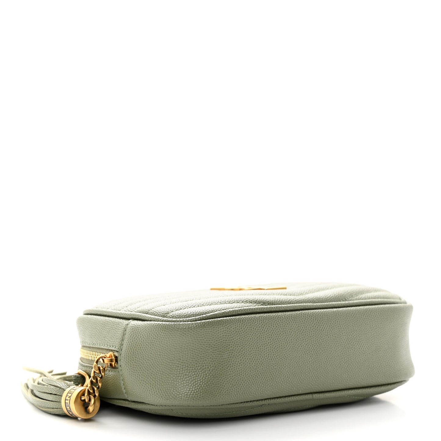 Grain De Poudre Matelasse Monogram Mini Lou Camera Bag Light Sage