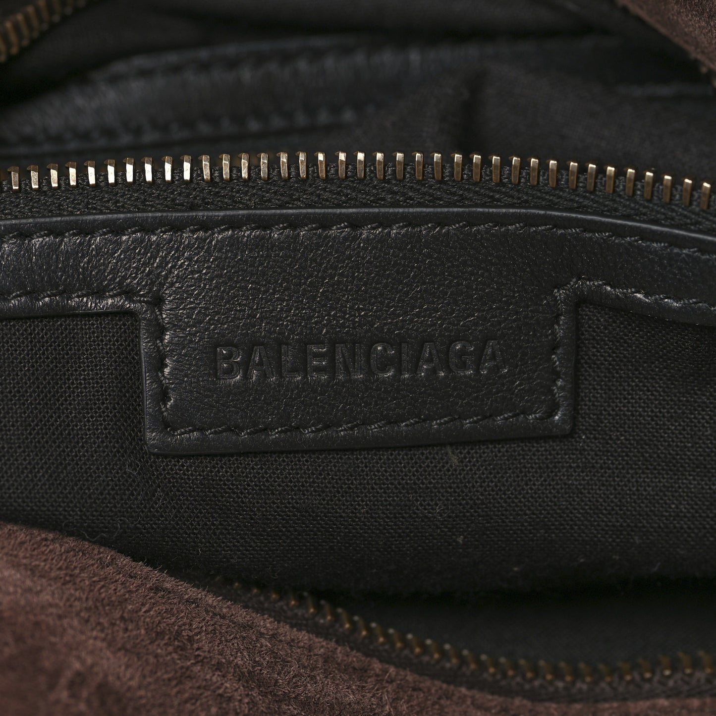 Suede Calfskin Classic Hardware Large Le City Light Espresso