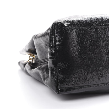Gucci Patent Medium Soho Chain Shoulder Bag Black 7 of 9