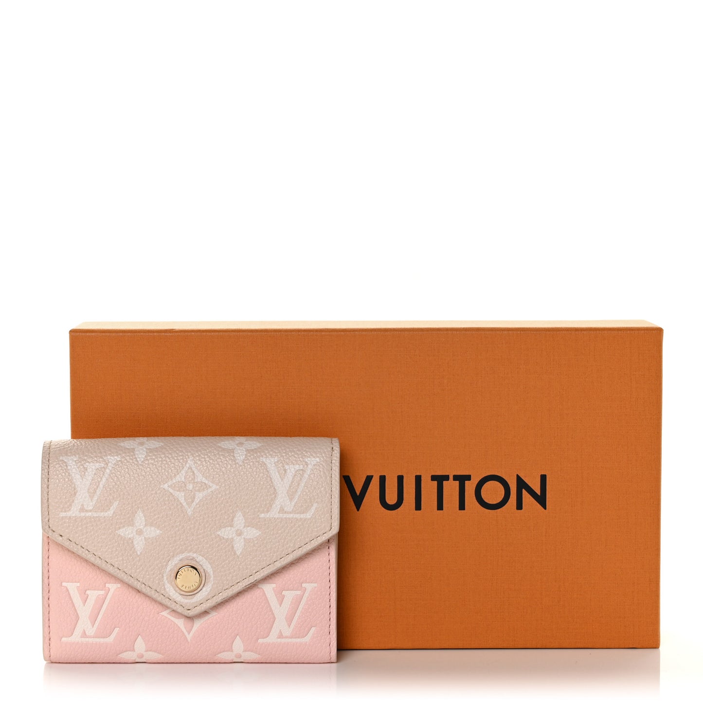 Empreinte Monogram Spring In The City Victorine Wallet Pink Beige Yellow