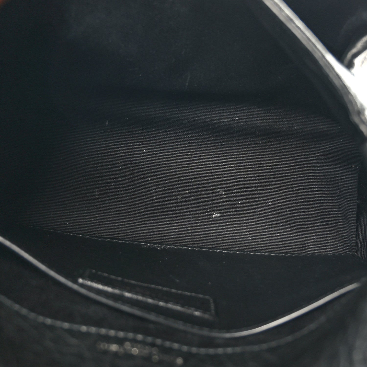 Saint Laurent Grained Lambskin Monogram Baby Niki Chain Satchel Black 5 of 11