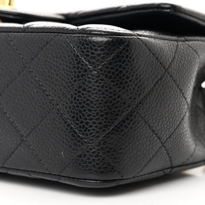 Chanel Caviar Quilted Mini Rectangular Flap Black 10 of 11