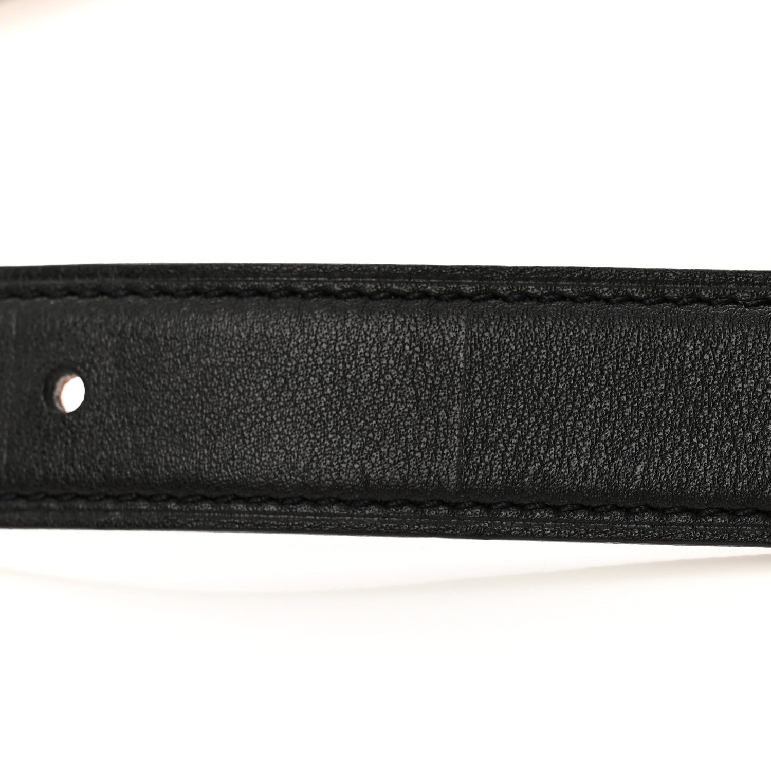 Hermes Swift Epsom 24mm Belt Strap 80 32 Black Gold 6 of 6