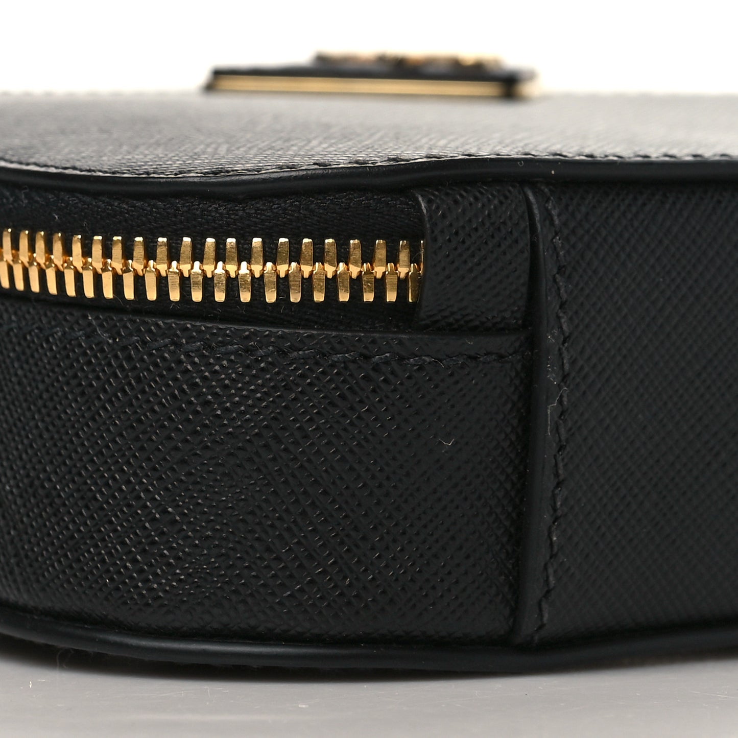 Saffiano Lux Odette Belt Bag Black