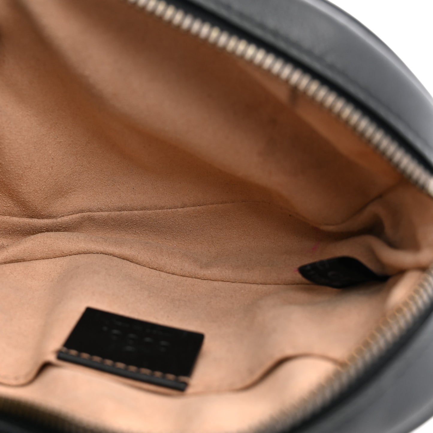 Calfskin Matelasse GG Marmont Belt Bag 75 30 Black