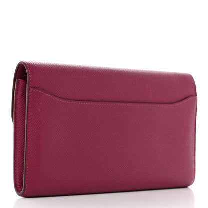 Hermes Epsom Constance Long Wallet Tosca 3 of 7