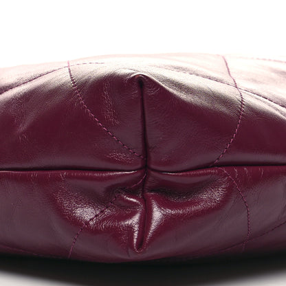 Chanel Shiny Calfskin Quilted Chanel 22 Drawstring Bag Dark Purple 11 of 11