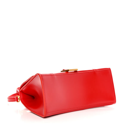 Balenciaga Shiny Box Calfskin Small Hourglass Top Handle Bag Bright Red 4 of 11