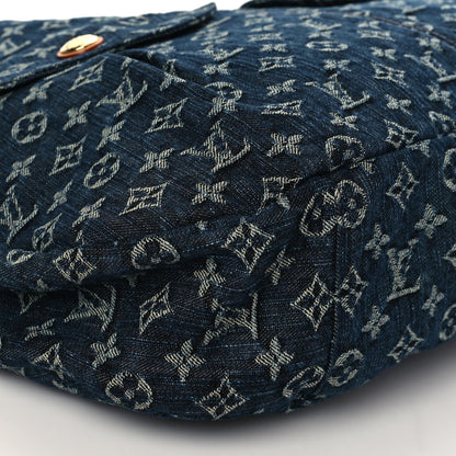 Louis Vuitton Denim Daily GM Gris Blue 8 of 9