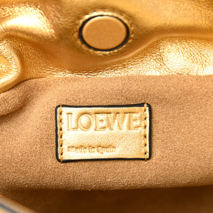 Loewe Metallic Calfskin Nano Flamenco Knot Clutch Gold 6 of 9