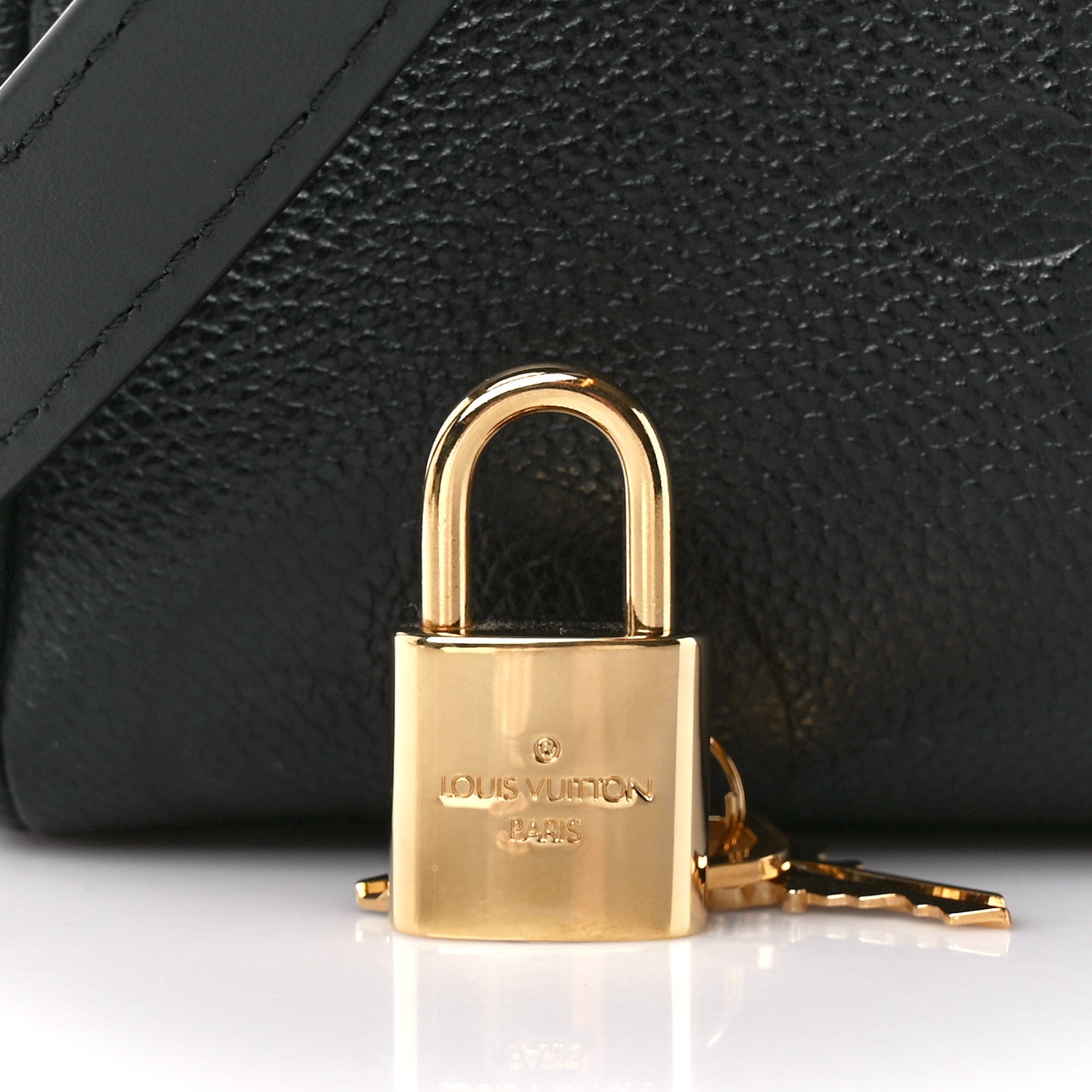 Louis Vuitton Empreinte Monogram Giant Speedy Bandouliere 25 Black 9 of 14