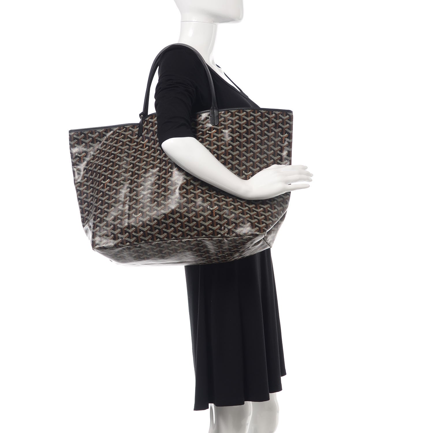 Goyard Goyardine Saint Louis GM Black 2 of 11