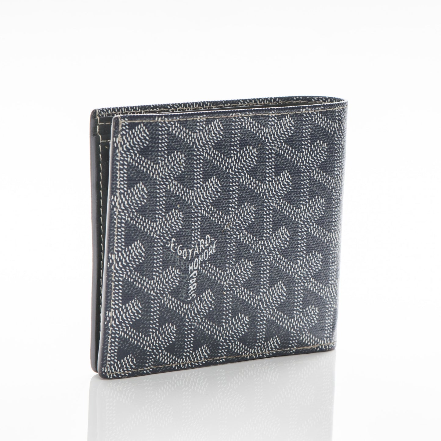 Goyardine Saint Florentin Bi-Fold Wallet Grey