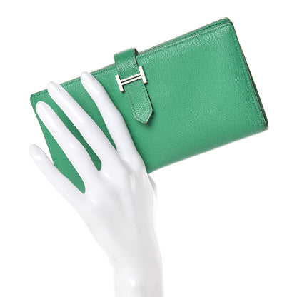 Hermes Chevre Mysore Bearn Wallet Menthe 2 of 13