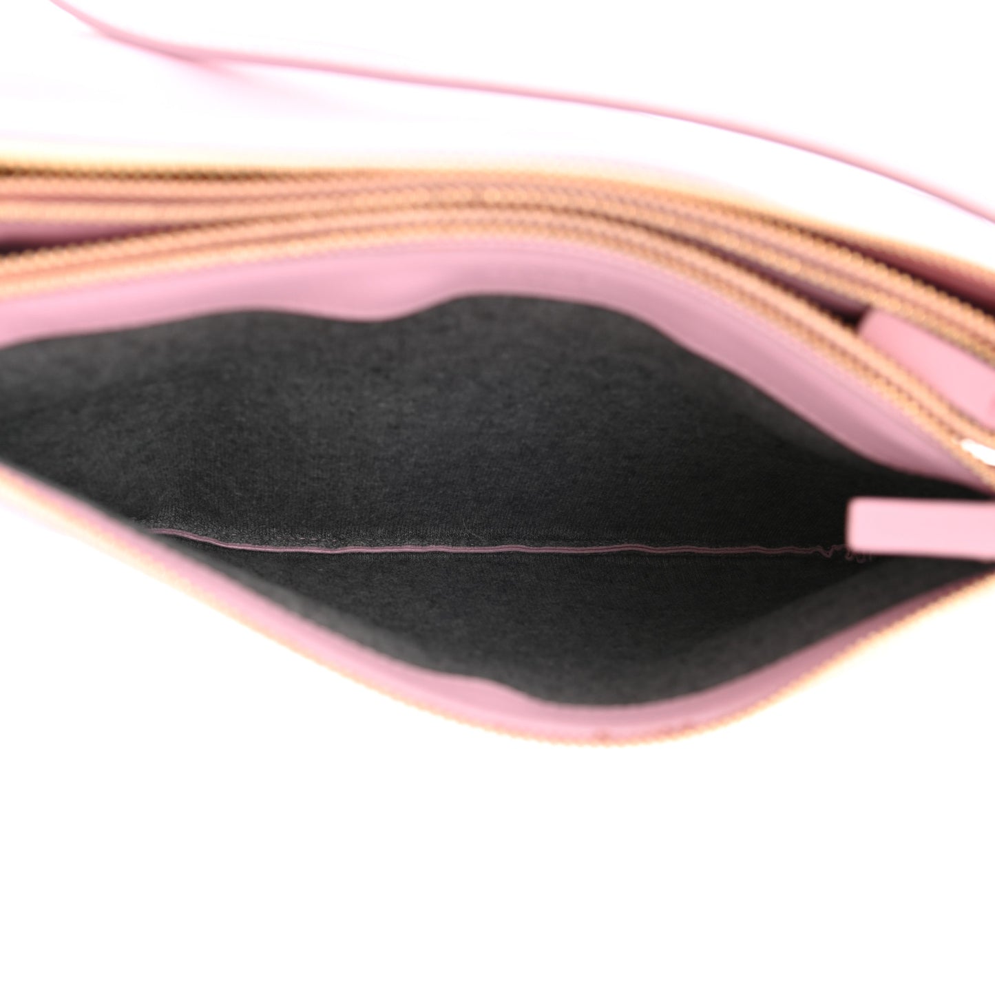 Lambskin Large Trio Crossbody Bag Pink