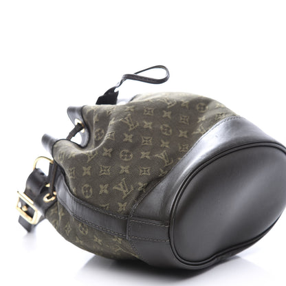 Louis Vuitton Mini Monogram Noelie Kaki 6 of 10