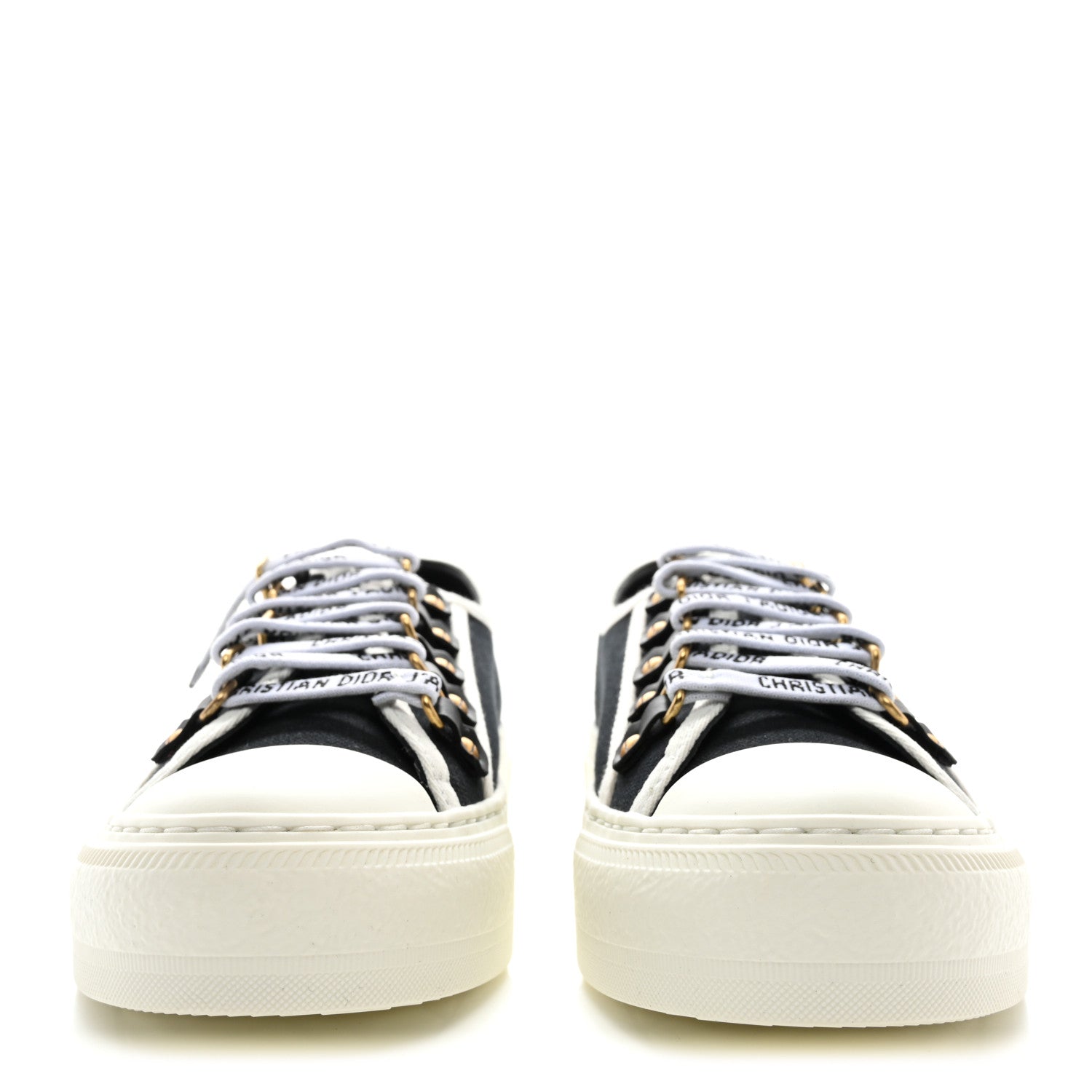 Christian Dior Canvas Walk'N'Dior Low Top Sneakers 36 Black 2 of 8