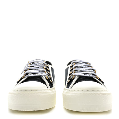 Christian Dior Canvas Walk'N'Dior Low Top Sneakers 36 Black 2 of 8