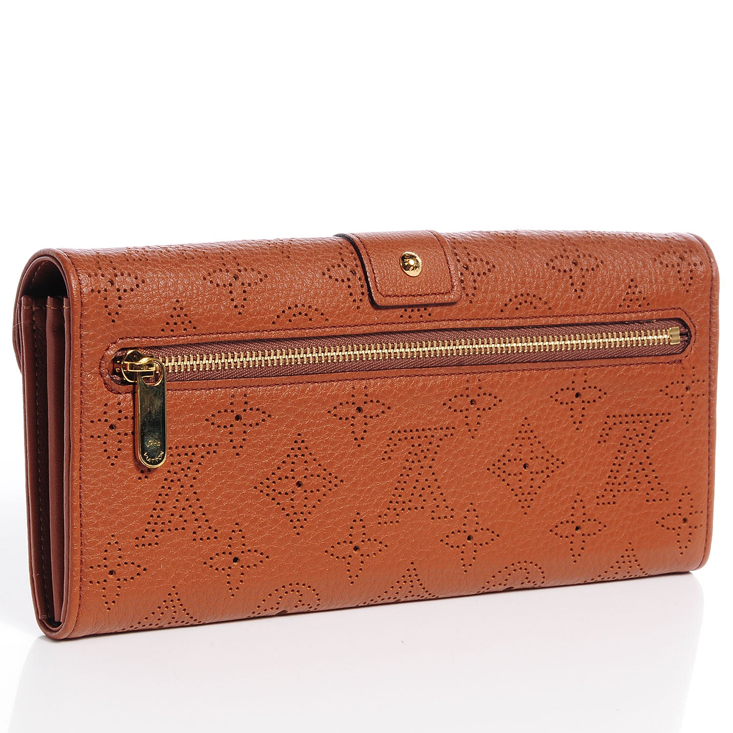 Louis Vuitton Mahina Amelia Clutch Cognac 3 of 7