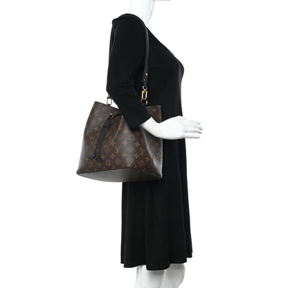 Louis Vuitton Monogram Neonoe MM Black 2 of 9