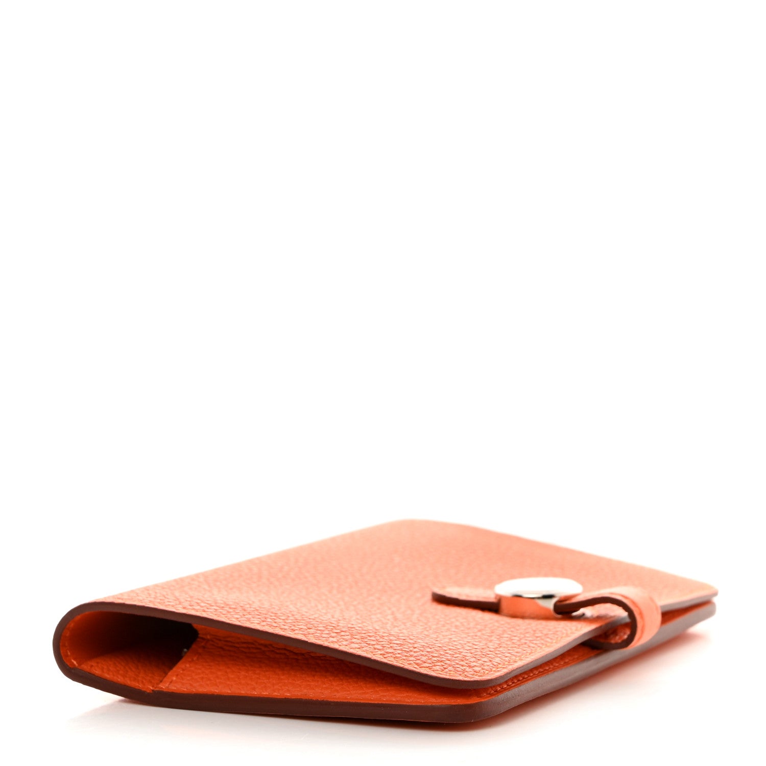 Hermes Togo Dogon Compact Wallet Orange 4 of 8