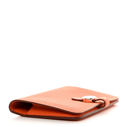 Hermes Togo Dogon Compact Wallet Orange 4 of 8