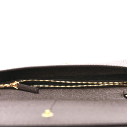 Gucci Monogram Jumbo GG Textured Dollar Calfskin Embroidered Horsebit 1955 Wallet On Chain Camel Ebony New Acero Multicolor 4 of 8