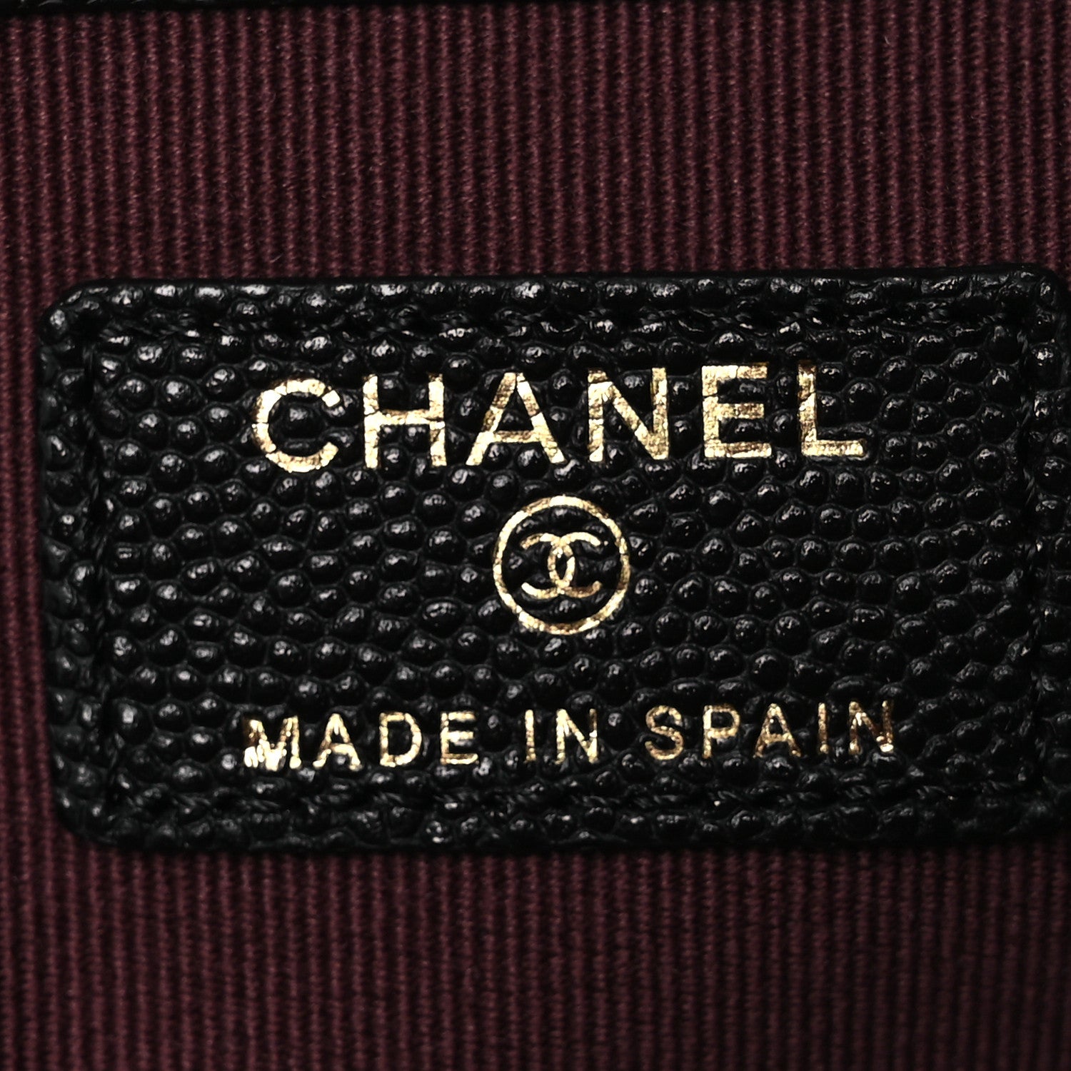 Chanel Caviar Quilted Medium Cosmetic Case Black 6 of 9