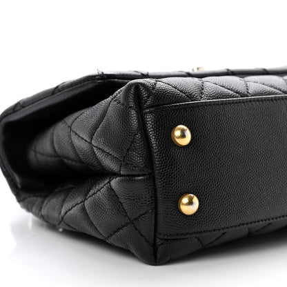 Chanel Caviar Quilted Mini Coco Handle Flap Black 7 of 10