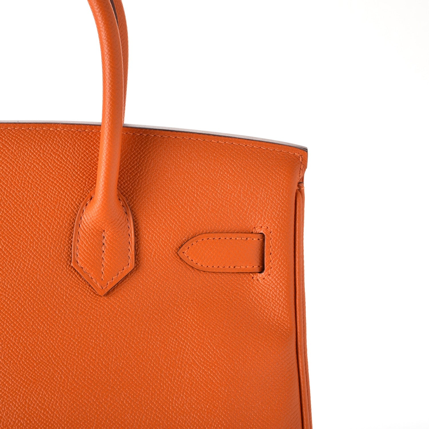 Hermes Epsom Birkin 30 Orange 33 of 36