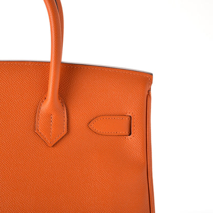 Hermes Epsom Birkin 30 Orange 33 of 36