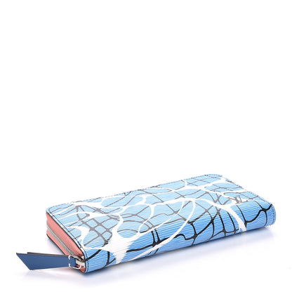 Louis Vuitton Epi Zippy Wallet Aqua 4 of 8